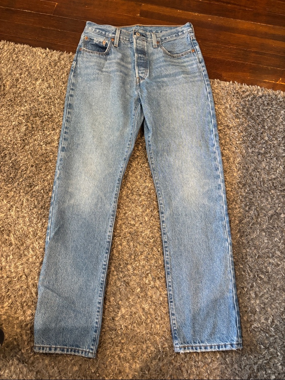Classic women’s  Light Blue Straight-Leg Jeans